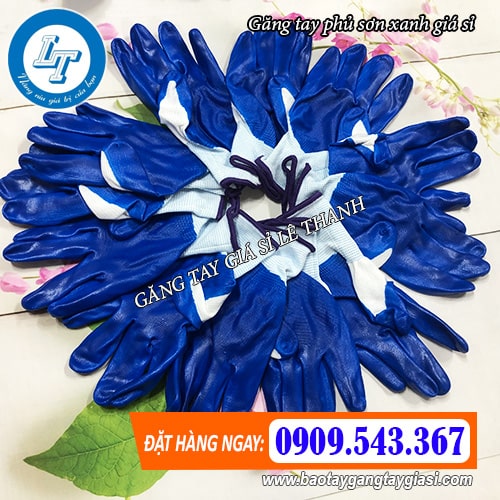 găng tay phủ sơn xanh chất lượng giá sỉ rẻ găng tay phủ sơn xanh chất lượng giá sỉ rẻ