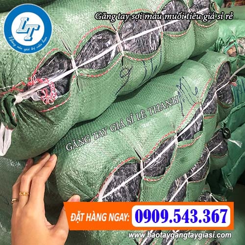 kho sỉ găng tay sợi màu muối tiêu giá rẻ kho sỉ găng tay sợi màu muối tiêu giá rẻ