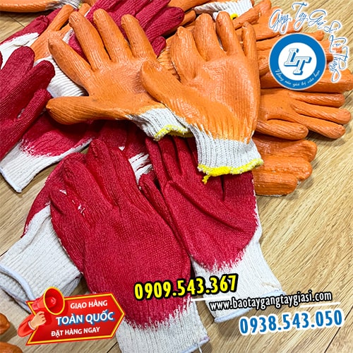 Báo giá sỉ rẻ bao tay len phủ cao su tận xưởng Báo giá sỉ rẻ bao tay len phủ cao su tận xưởng