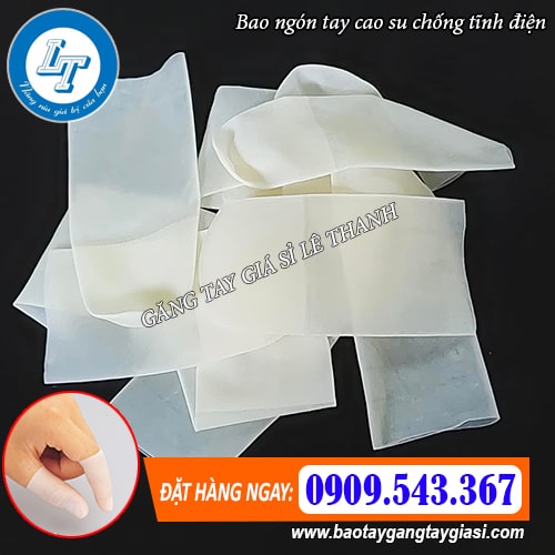 bao ngón tay cao su chống tĩnh điện không đai bao ngón tay cao su chống tĩnh điện không đai