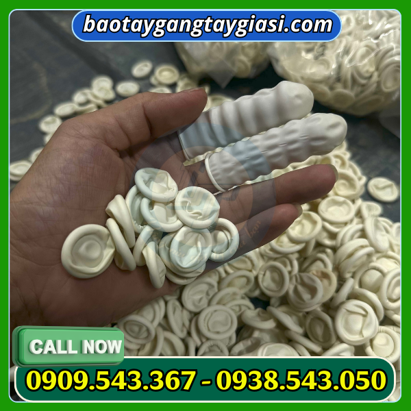 Bao ngón tay cao su có đai giá rẻ Bao ngón tay cao su có đai