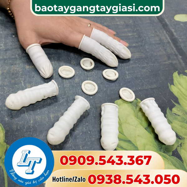 Bao tay ngón cao su giá rẻ Bao tay ngón cao su