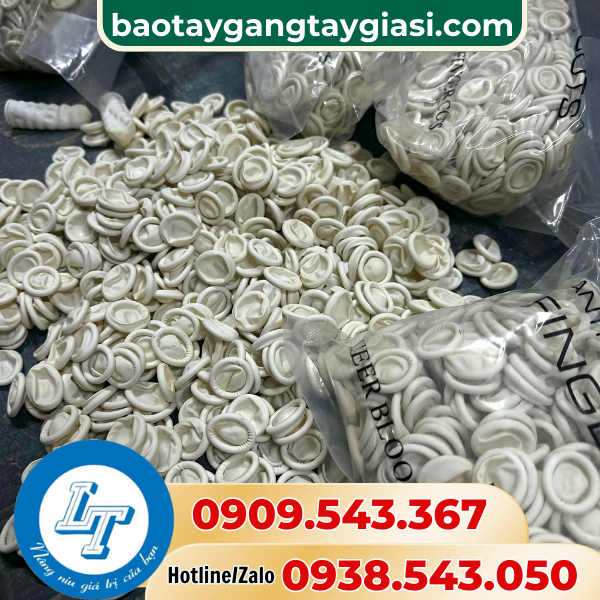 Bao tay ngón cao su Bao tay ngón cao su