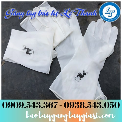 Bao tay cao su rửa chén hình hươu siêu dai Bao tay cao su rửa chén hình hươu siêu dai