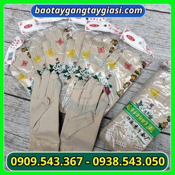 Găng tay chống nắng loại ngắn Găng tay chống nắng loại ngắn
