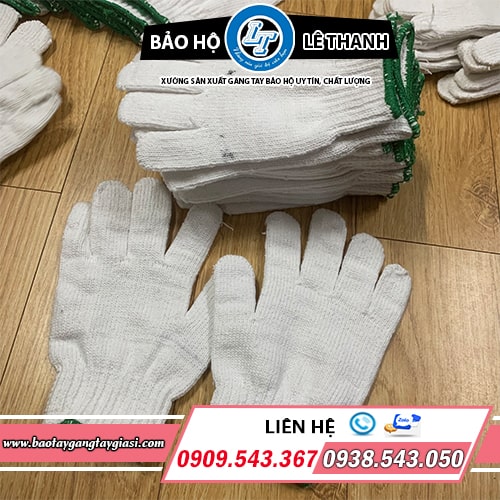 Bao tay len màu trắng giá gốc xưởng Bao tay len màu trắng giá gốc xưởng