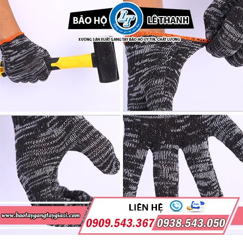 Bao tay len muối tiêu bền bỉ bảo vệ tốt Bao tay len muối tiêu bền bỉ bảo vệ tốt