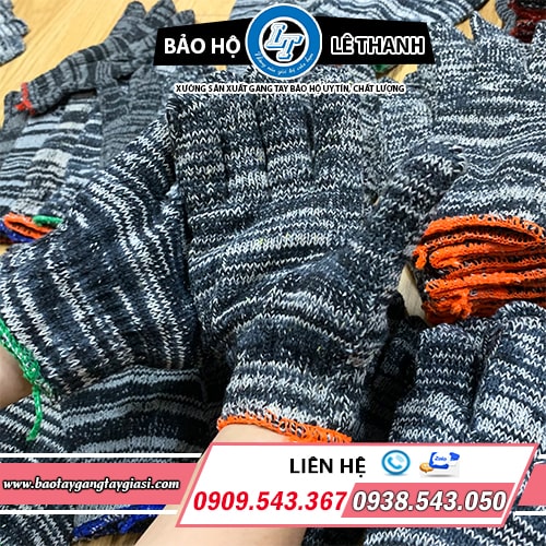 Bao tay len muối tiêu co dãn thông thoáng Bao tay len muối tiêu co dãn thông thoáng