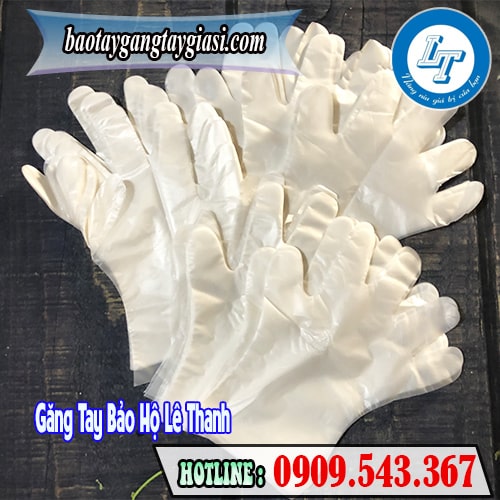 Bao tay nilon dùng 1 lần Bao tay nilon dùng 1 lần