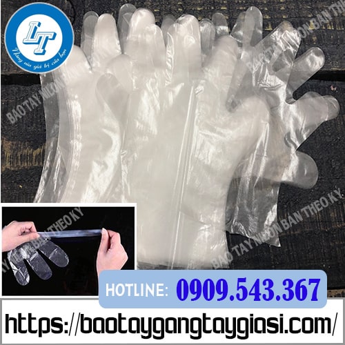 Bao tay nilon dùng nấu ăn Bao tay nilon dùng nấu ăn