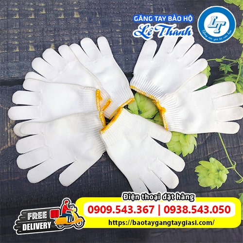 Bao tay sợi poly dày chắc độ bền cao Bao tay sợi poly dày chắc độ bền cao