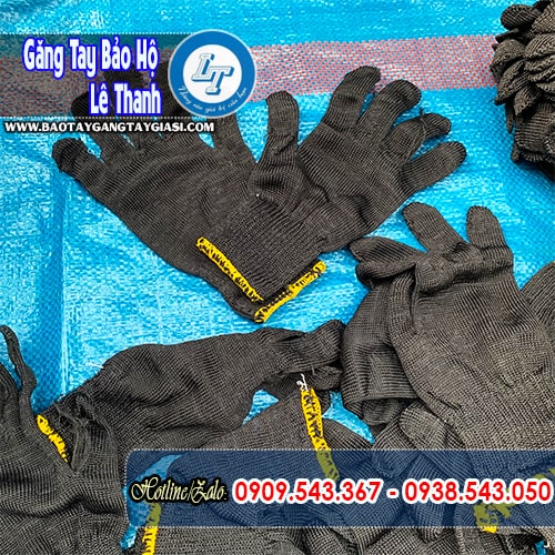 Bao tay sợi poly đen giá sỉ rẻ tại kho Bao tay sợi poly đen giá sỉ rẻ tại kho