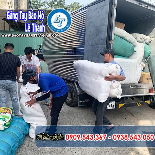 Bao tay sợi poly đen giao nhanh