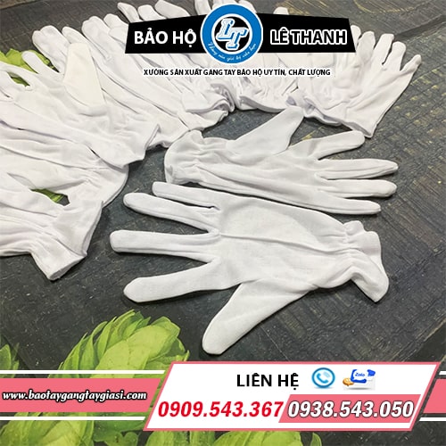 Bao tay vải ráp kẻ chống thấm tốt Bao tay vải ráp kẻ chống thấm tốt