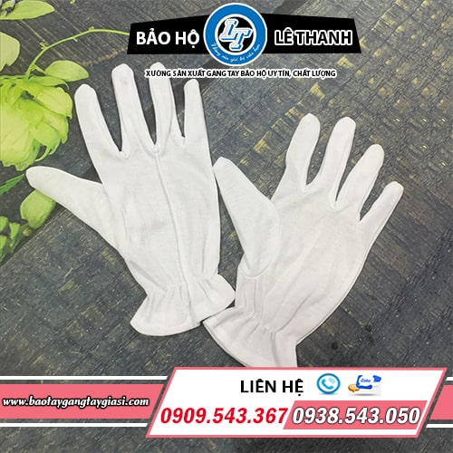 Bao tay vải ráp kẻ mỏng nhẹ Bao tay vải ráp kẻ mỏng nhẹ