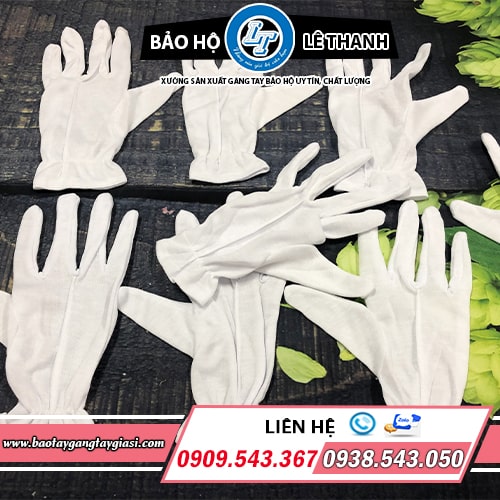 Bao tay vải ráp kẻ Bao tay vải ráp kẻ