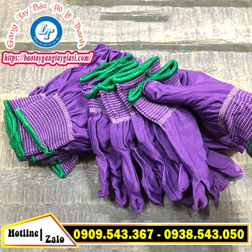Bao tay vải thun màu viền cổ tay chống tuột