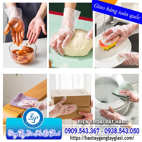 Bao tay xốp dùng 1 lần đa năng trong nhiều công việc