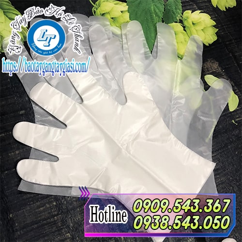 Bao tay xốp trắng có 2 size cho nam và nữ Bao tay xốp trắng có 2 size cho nam và nữ