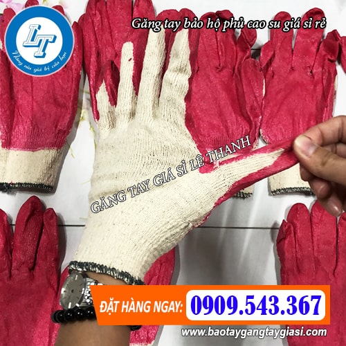 bỏ mối găng tay bảo hộ phủ cao su giá sỉ rẻ bỏ mối găng tay bảo hộ phủ cao su giá sỉ rẻ