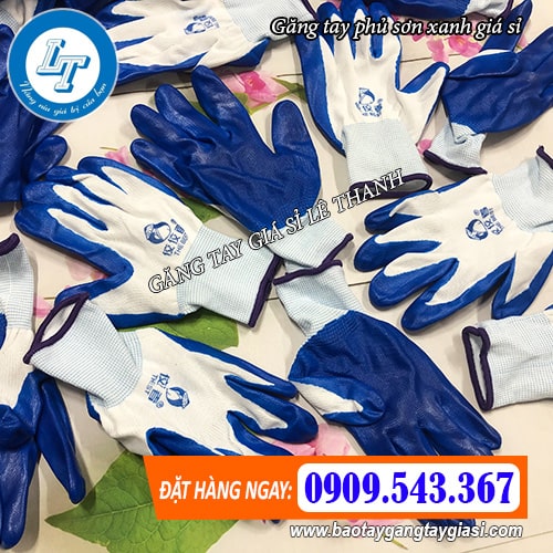 bỏ sỉ găng tay phủ sơn xanh giá rẻ lê thanh bỏ sỉ găng tay phủ sơn xanh giá rẻ lê thanh
