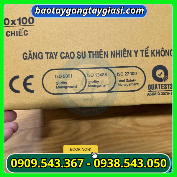 Găng tay y tế Vglove đạt tiêu chuẩn chất lượng Găng tay y tế Vglove