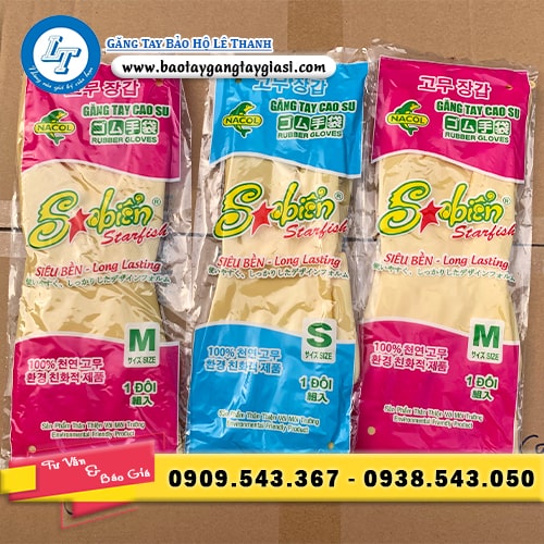 Chuyên bán găng tay cao su Sao biển giá rẻ Chuyên bán găng tay cao su Sao biển giá rẻ
