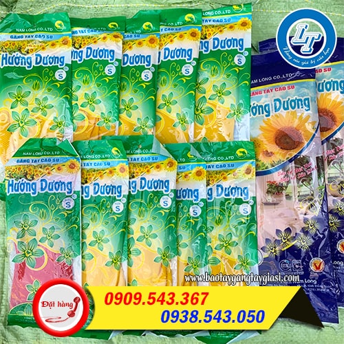 Chuyên bỏ sỉ găng tay cao su Hướng Dương giá rẻ Chuyên bỏ sỉ găng tay cao su Hướng Dương giá rẻ