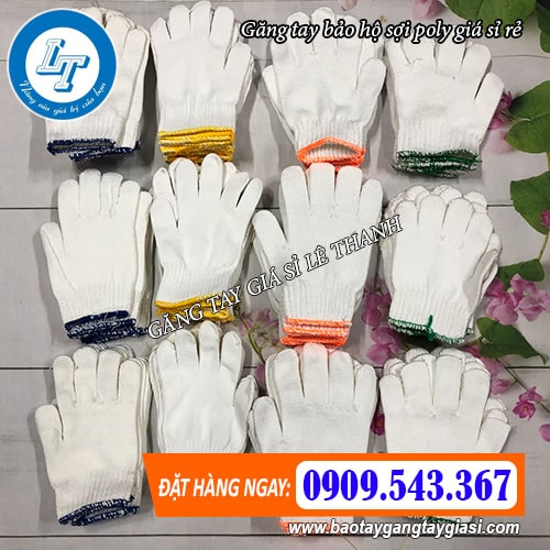 găng tay bảo hộ sợi poly giá rẻ đa dạng trọng lượng găng tay bảo hộ sợi poly giá rẻ đa dạng trọng lượng