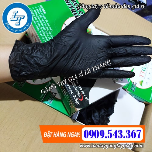 găng tay y tế màu đen chính hãng giá tốt nhất găng tay y tế màu đen chính hãng giá tốt nhất