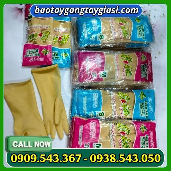 Găng tay cao su sao biển giá sỉ Găng tay cao su sao biển giá sỉ