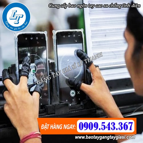 lê thanh cung cấp bao ngón tay cao su chống tĩnh điện cung cấp bao ngón tay cao su chống tĩnh điện