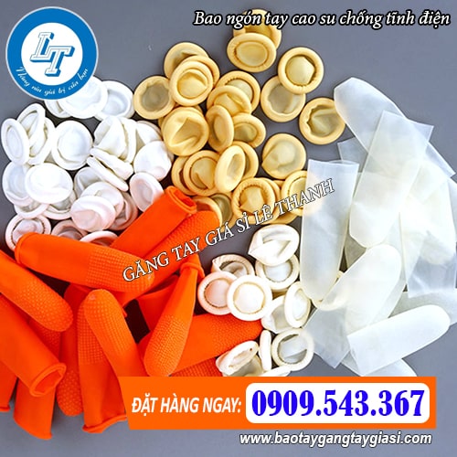 các loại bao ngón tay cao su chống tĩnh điện các loại bao ngón tay cao su chống tĩnh điện giá rẻ