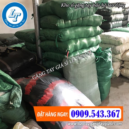 kho găng tay bhlđ lê thanh kho lê thanh chuyên sỉ găng tay bảo hộ lao động giá rẻ