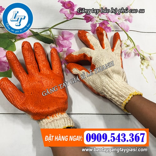 cung cấp găng tay bảo hộ phủ cao su giá rẻ cung cấp găng tay bảo hộ phủ cao su giá rẻ