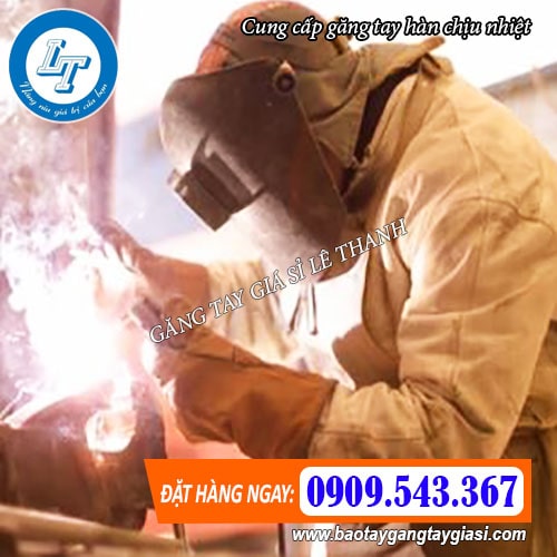 cung cấp găng tay da hàn dài chịu nhiệt giá rẻ cung cấp găng tay da hàn dài chịu nhiệt giá rẻ