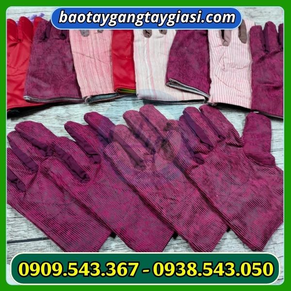 Găng tay vai kaki 2 lớp siêu dày Găng tay vai kaki 2 lớp