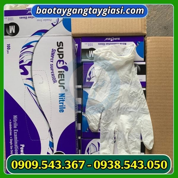 Găng tay cao su nitrile công nghiệp Găng tay cao su nitrile công nghiệp