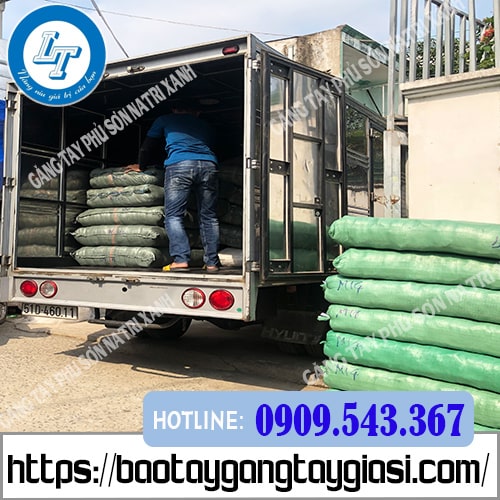 Địa chỉ bán sỉ găng tay natri xanh