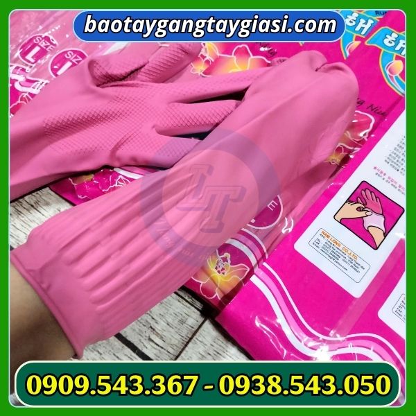 Găng tay cao su Hướng Dương size L Găng tay cao su Hướng Dương