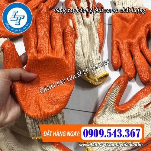 găng tay bảo hộ phủ cao su chất lượng găng tay bảo hộ phủ cao su chất lượng
