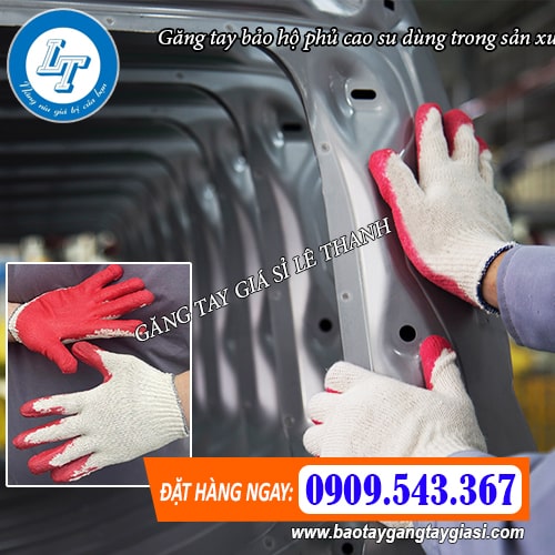 găng tay len bảo hộ phủ cao su dùng trong sản xuất găng tay len bảo hộ phủ cao su dùng trong sản xuất