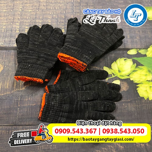 Găng tay bảo hộ sợi len dày chắc