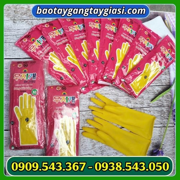 Găng tay cao su sỉ rẻ Găng tay cao su hợp thành