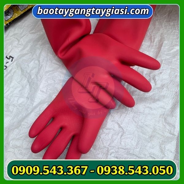 Cung cấp găng tay cao su chống dầu nhớt an toàn Cung cấp găng tay cao su chống dầu nhớt