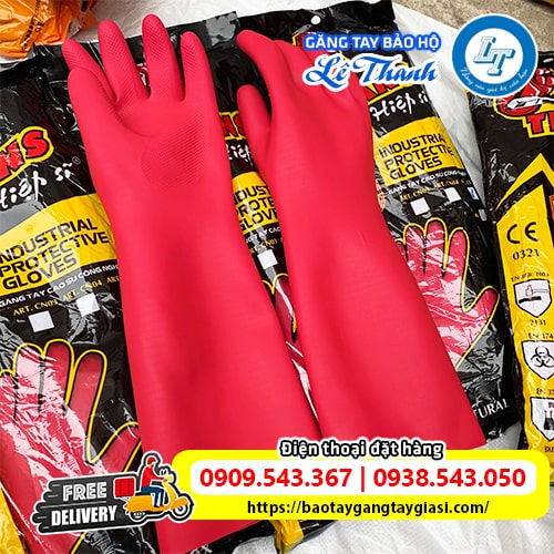 Găng tay cao su chống hóa chất Găng tay cao su chống hóa chất
