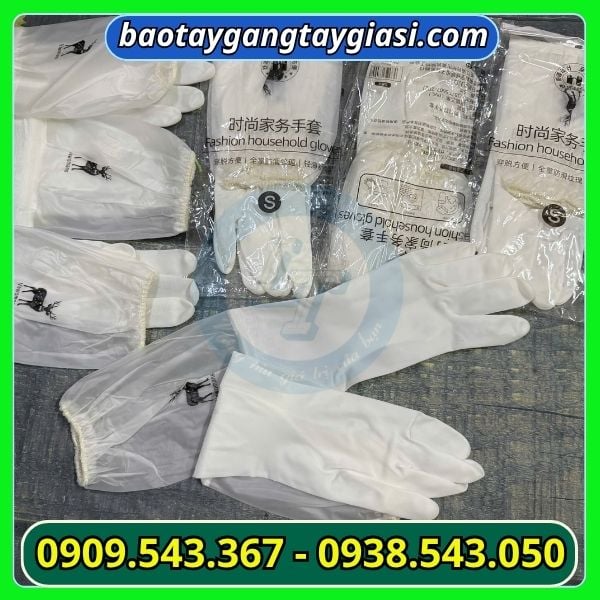 Găng tay cao su giá sỉ Găng tay cao su giá sỉ