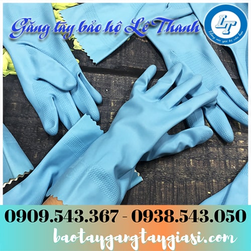 Găng tay cao su dày bền