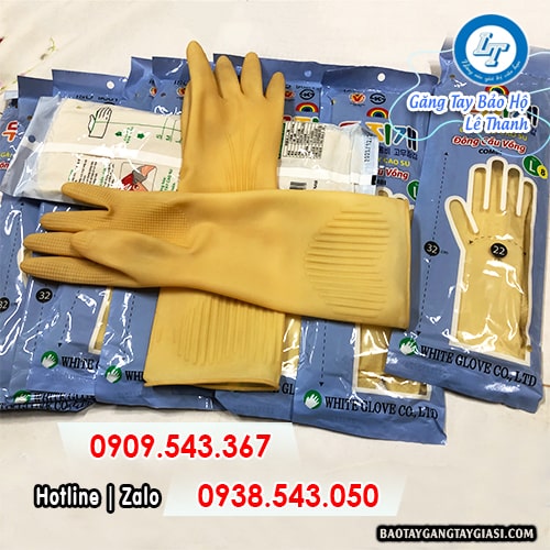 Găng tay cao su Đông Cầu Vồng cầm nắm linh hoạt