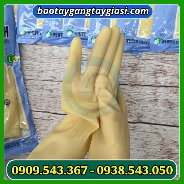 Găng tay cao su đông cầu vồng combi l8 siêu bền Găng tay cao su đông cầu vồng combi l8